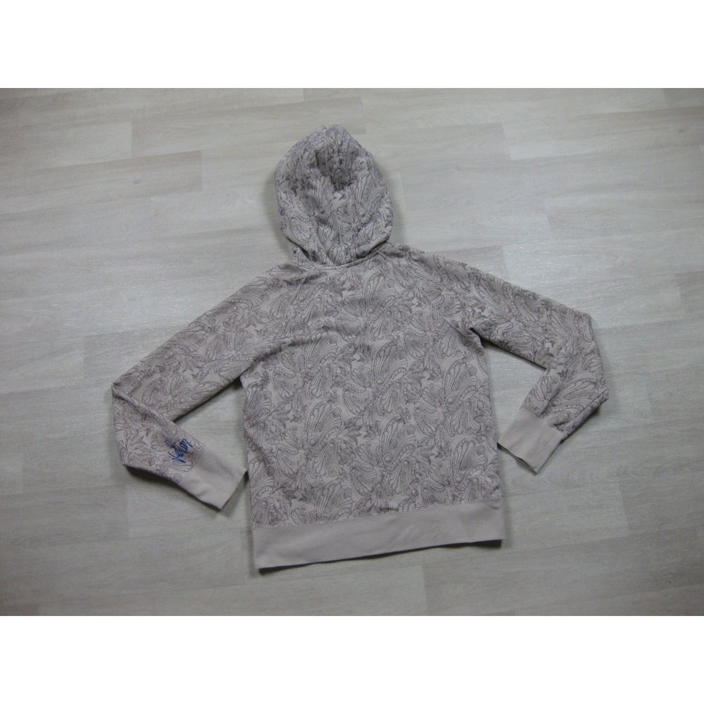 Y2K Volcom Zip Hoodie Women's (L) "Wallpaper Vintage" Grunge Skate 2000s - Picture 10 of 12